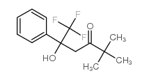 6,6,6-trifluoro-5-hydroxy-2,2-dimethyl-5-phenylhexan-3-one结构式