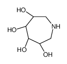 1H-Azepine-3,4,5,6-tetrol, hexahydro-, (3S,4R,5R,6S)-结构式