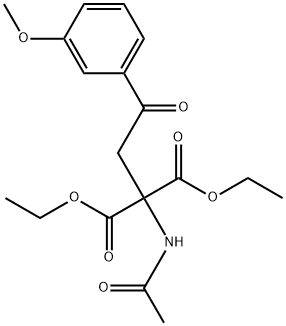 2-乙酰氨基-2-(2-(3-甲氧基苯基)-2-氧代乙基)丙二酸二乙酯图片