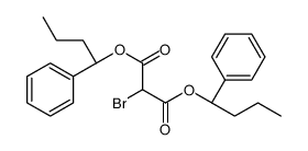 bis[(1S)-1-phenylbutyl] 2-bromopropanedioate结构式