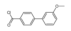 3'-methoxybiphenyl-4-carboxylic acid chloride结构式