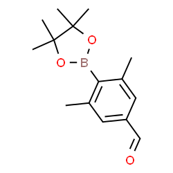 4-Formyl-2,6-dimethylphenylboronic acid pinacol ester Structure