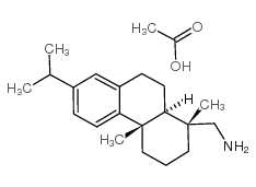 dehydroabietylamine acetate Structure