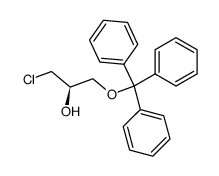 (R)-3-chloro-1-O-trityl-1,2-propanediol Structure