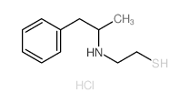 2-(1-phenylpropan-2-ylamino)ethanethiol structure