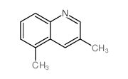 3,5-二甲基喹啉结构式