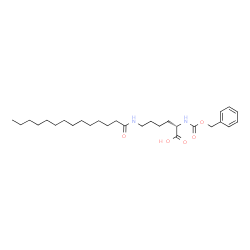 (S)-2-(((苄氧基)羰基)氨基)-6-十四烷氨基己酸图片