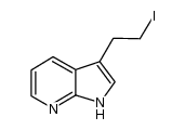 3-(2-Iodo-ethyl)-1H-pyrrolo[2,3-b]pyridine结构式