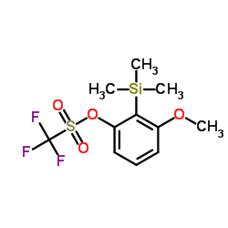 3-METHOXY-2-(TRIMETHYLSILYL)PHENYL TRIFLUOROMETHANESULFONATE,95.0+(GC) Structure