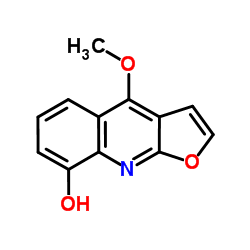 8-羟基白鲜碱结构式