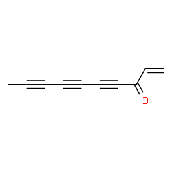 1-Decene-4,6,8-triyn-3-one结构式