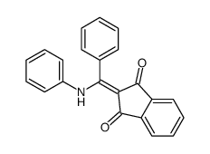 2-[anilino(phenyl)methylidene]indene-1,3-dione结构式