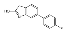 6-(4-fluorophenyl)-1,3-dihydroindol-2-one Structure