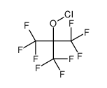 [1,1,1,3,3,3-hexafluoro-2-(trifluoromethyl)propan-2-yl] hypochlorite结构式