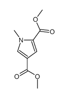 dimethyl 1-methylpyrrole-2,4-dicarboxylate结构式