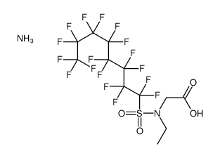 ammonium N-ethyl-N-[(heptadecafluorooctyl)sulphonyl]glycinate picture