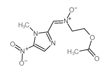 Ethanol,2-[[(1-methyl-5-nitro-1H-imidazol-2-yl)methylene]oxidoamino]-, 1-acetate结构式