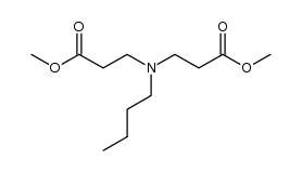 methyl 3-butyl (2methyloxycarbonylethyl) aminopropanoate结构式