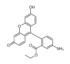 ethyl 5-amino-2-(3-hydroxy-6-oxoxanthen-9-yl)benzoate结构式