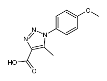 1-(4-METHOXY-PHENYL)-5-METHYL-1H-[1,2,3]TRIAZOLE-4-CARBOXYLIC ACID Structure