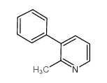 2-Methyl-3-phenylpyridine Structure