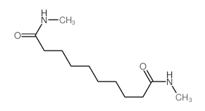 Decanediamide,N1,N10-dimethyl-结构式