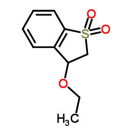 Benzo[b]thiophene, 3-ethoxy-2,3-dihydro-, 1,1-dioxide (9CI) structure