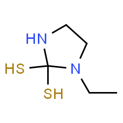 2,2-Imidazolidinedithiol,1-ethyl-(9CI)结构式