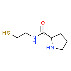 2-Pyrrolidinecarboxamide,N-(2-mercaptoethyl)-,(2S)-(9CI) Structure