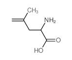 4-Pentenoic acid,2-amino-4-methyl-结构式