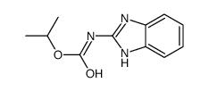 propan-2-yl N-(1H-benzimidazol-2-yl)carbamate结构式