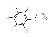 Benzene,1,2,3,4,5-pentachloro-6-(2-propen-1-yloxy)- Structure