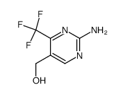 (2-amino-4-trifluoromethyl-pyrimidin-5-yl)-methanol结构式