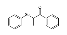 1-phenyl-2-phenylselanylpropan-1-one结构式