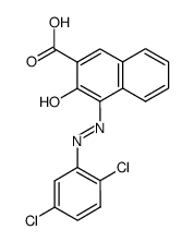 4-[(2,5-dichlorophenyl)azo]-3-hydroxy-2-naphthoic acid结构式