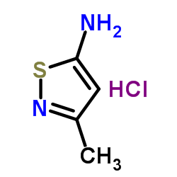 5-氨基-3-甲基异噻唑,盐酸盐结构式