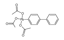 biphenyl-4-yllead triacetate Structure