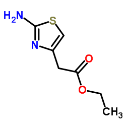 Ethyl (2-amino-1,3-thiazol-4-yl)acetate structure