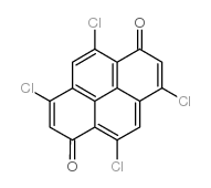 3,5,8,10-tetrachloro-1,6-pyrenedione Structure