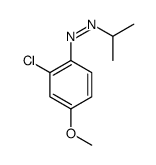 (2-chloro-4-methoxyphenyl)-propan-2-yldiazene Structure