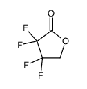 3,3,4,4-tetrafluorooxolan-2-one结构式