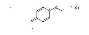 trimethyl-[(4-methylsulfanylphenyl)methyl]stannane Structure