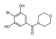 (4-bromo-3,5-dihydroxyphenyl)-morpholin-4-ylmethanone Structure