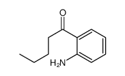 1-(2-aminophenyl)pentan-1-one结构式