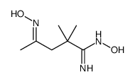 N'-hydroxy-4-hydroxyimino-2,2-dimethylpentanimidamide Structure