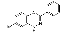 7-bromo-3-phenyl-1H-4,1,2-benzothiadiazine结构式