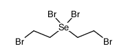 Bis(2-bromoethyl)selenium Dibromide structure