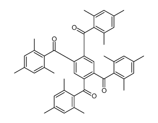 (2,4,6-trimethylphenyl)-[2,4,5-tris(2,4,6-trimethylbenzoyl)phenyl]methanone Structure