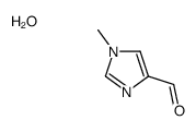 1-methylimidazole-4-carbaldehyde,hydrate Structure