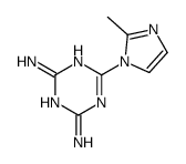 6-(2-methylimidazol-1-yl)-1,3,5-triazine-2,4-diamine Structure